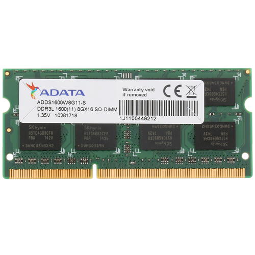 Купить Оперативная память SODIMM ADATA [ADDS1600W8G11-S] 8 ГБ  1350269. Характеристики, отзывы и цены в Донецке