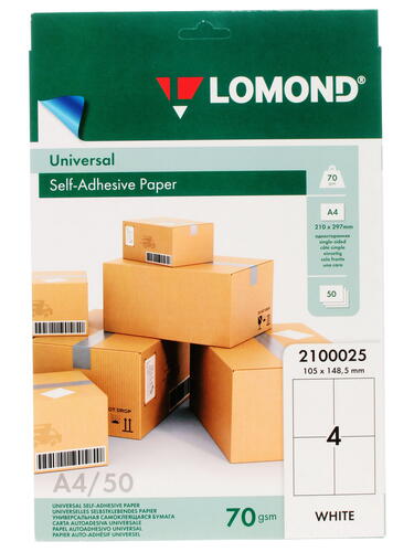 Купить Самоклеящаяся бумага Lomond 2100025  3700393. Характеристики, отзывы и цены в Донецке