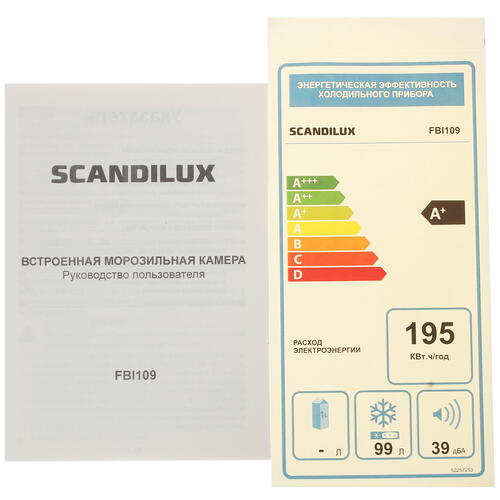 Купить Встраиваемый морозильный шкаф Scandilux FBI 109  8198415. Характеристики, отзывы и цены в Донецке