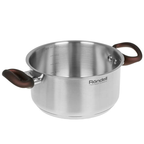 Купить Кастрюля Rondell Tierno RDS-1591 2 л 18 см серебристый  5002560. Характеристики, отзывы и цены в Донецке