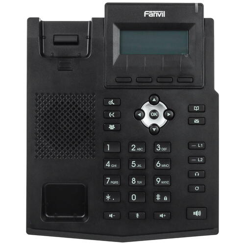 Купить Телефон VoIP Fanvil X1SG черный  4853883. Характеристики, отзывы и цены в Донецке