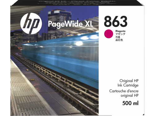 Купить Картридж HP 863 (F9K38A) пурпурный  9908238. Характеристики, отзывы и цены в Донецке