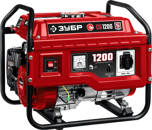 Купить Электрогенератор   бензиновый Зубр СБ-1200  5344369. Характеристики, отзывы и цены в Донецке