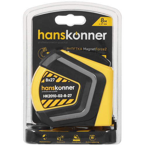 Купить Рулетка Hanskonner HK2010-02-8-27  8157049. Характеристики, отзывы и цены в Донецке