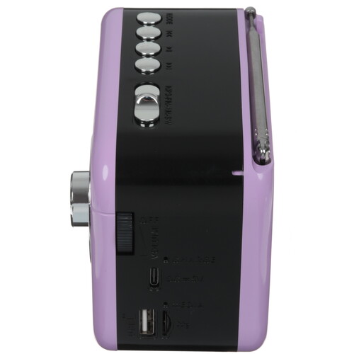 Купить Радиоприемник Ritmix RPR-033 сиреневый  9201102. Характеристики, отзывы и цены в Донецке