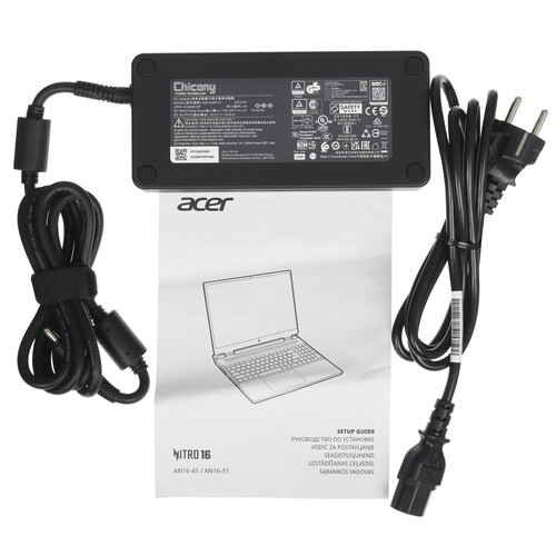Купить 16" Ноутбук Acer Nitro 16 AN16-41-R10H черный  5610809. Характеристики, отзывы и цены в Донецке