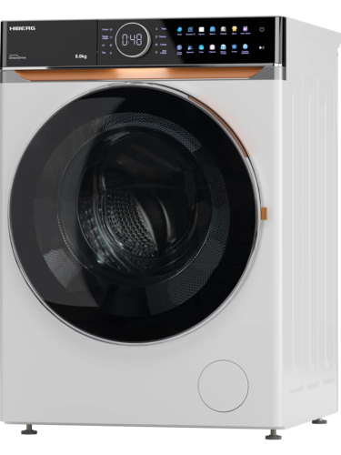 Купить Стиральная машина HIBERG i-DDQ10 - 814 W белый  9238399. Характеристики, отзывы и цены в Донецке