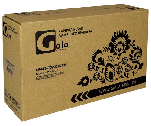 Купить Картридж лазерный GalaPrint GP-Q5949X/Q7553X/708H/715H черный  9924579. Характеристики, отзывы и цены в Донецке