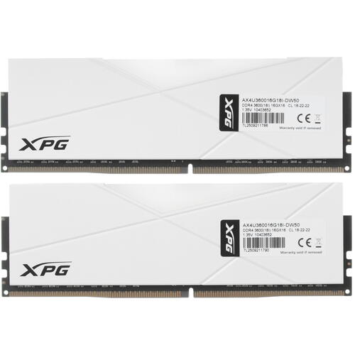 Купить Оперативная память ADATA XPG SPECTRIX D50 RGB [AX4U360016G18I-DW50] 32 ГБ  4846986. Характеристики, отзывы и цены в Донецке