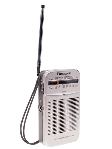 Купить Радиоприемник Panasonic RF-P50EG9-S серебристый  1030156. Характеристики, отзывы и цены в Донецке