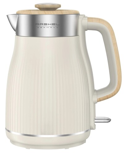 Купить Электрочайник Rashel R-431-18 бежевый  9301526. Характеристики, отзывы и цены в Донецке
