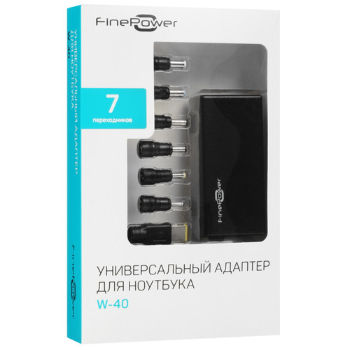 Купить Адаптер питания сетевой FinePower W-40  1369463. Характеристики, отзывы и цены в Донецке