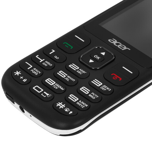 Купить Сотовый телефон Acer JIVE JV24 черный  5457735. Характеристики, отзывы и цены в Донецке