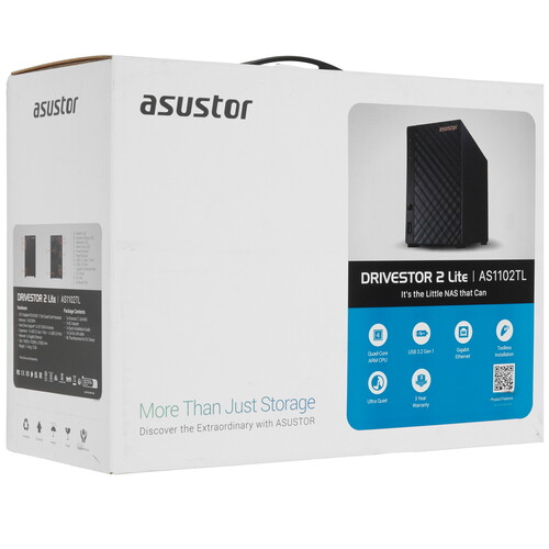Купить Сетевое хранилище (NAS) ASUSTOR DRIVESTOR 2 Lite  5449694. Характеристики, отзывы и цены в Донецке