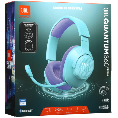 Купить Беспроводные наушники JBL Quantum 360 бирюзовый 2024  5496613. Характеристики, отзывы и цены в Донецке