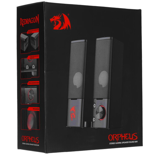 Купить Саундбар Redragon Orpheus черный  5358733. Характеристики, отзывы и цены в Донецке