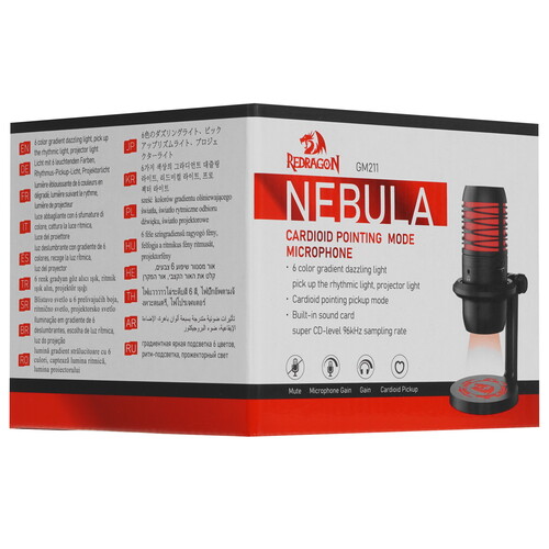 Купить Микрофон Redragon Nebula GM211 черный  5614355. Характеристики, отзывы и цены в Донецке