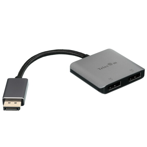 Купить Переходник однонаправленный Telecom DisplayPort - DisplayPort + DisplayPort, 0.15 м  5471440. Характеристики, отзывы и цены в Донецке