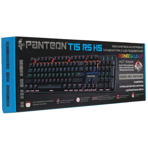 Купить Клавиатура  проводная PANTEON T15 RS HS  9251490. Характеристики, отзывы и цены в Донецке