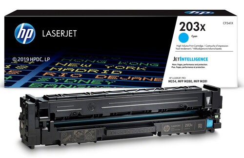 Купить Картридж лазерный HP 203X (CF541X) голубой, с чипом  1163542. Характеристики, отзывы и цены в Донецке