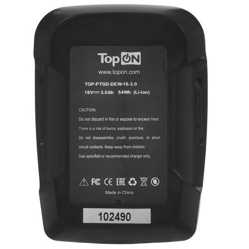 Купить Аккумулятор TopON TOP-PTGD-DEW-18-3.0  9954092. Характеристики, отзывы и цены в Донецке