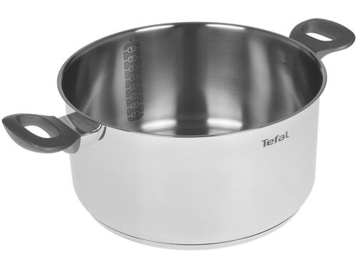 Купить Кастрюля Tefal Daily Cook G7124645 4.5 л 24 см серебристый  1230623. Характеристики, отзывы и цены в Донецке