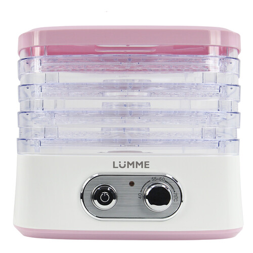 Купить Сушилка для овощей и фруктов LUMME LU-FD1854A розовый  9148508. Характеристики, отзывы и цены в Донецке