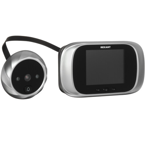 Купить Дверной видеоглазок REXANT 45-1112 dv-112 с дисплеем 2.8" с функцией записи фото и звонком  9096582. Характеристики, отзывы и цены в Донецке