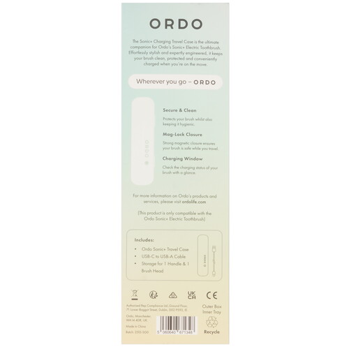 Купить Зарядный футляр для электрической зубной щетки ORDO Sonic+, тип SPCC01, цвет белый  9132050. Характеристики, отзывы и цены в Донецке