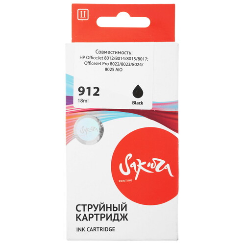 Купить Картридж Sakura 3YL80AE (№912 Black) черный  9159315. Характеристики, отзывы и цены в Донецке
