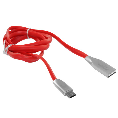 Купить Кабель круглый Cablexpert USB Type-C - USB 2.0 Type-A красный 1 м  5485408. Характеристики, отзывы и цены в Донецке
