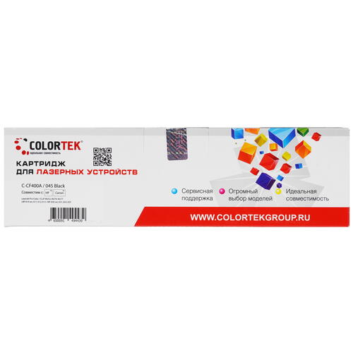 Купить Картридж лазерный Colortek CF400A/C-045 Bk черный  5367258. Характеристики, отзывы и цены в Донецке