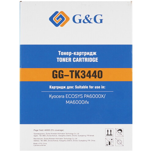 Купить Картридж лазерный G&G GG-TK3440 черный  9154078. Характеристики, отзывы и цены в Донецке