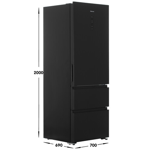 Купить Холодильник многодверный   Hisense RT641N4AF1 черный  5462651. Характеристики, отзывы и цены в Донецке