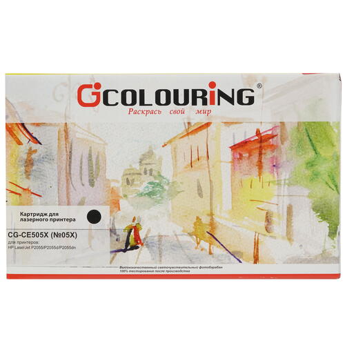 Купить Картридж лазерный Colouring CG-CE505X/719 черный  1377673. Характеристики, отзывы и цены в Донецке
