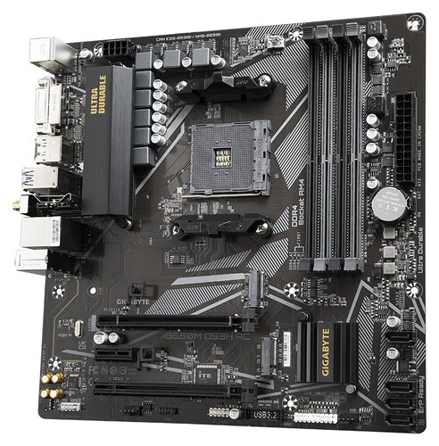 Купить Материнская плата GIGABYTE B550M DS3H AC (rev.1.5/1.6)  5630982. Характеристики, отзывы и цены в Донецке