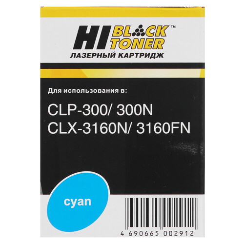 Купить Тонер-картридж лазерный Hi-Black HB-CLP-C300A голубой, с чипом  9265028. Характеристики, отзывы и цены в Донецке