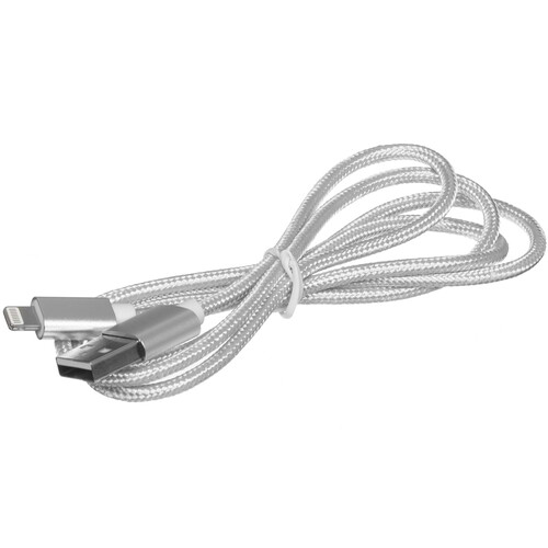 Купить Кабель круглый REXANT Lightning 8-pin - USB 2.0 Type-A серебристый 1 м  9131369. Характеристики, отзывы и цены в Донецке