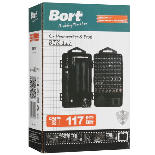 Купить Набор инструментов для точных работ Bort BTK-117  9059135. Характеристики, отзывы и цены в Донецке