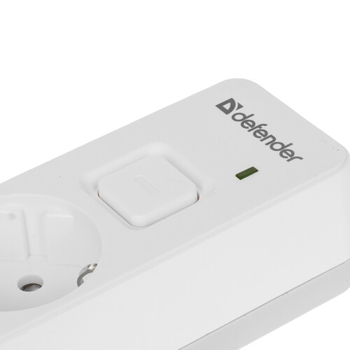 Купить Сетевой фильтр Defender DFS 141 белый  9232770. Характеристики, отзывы и цены в Донецке