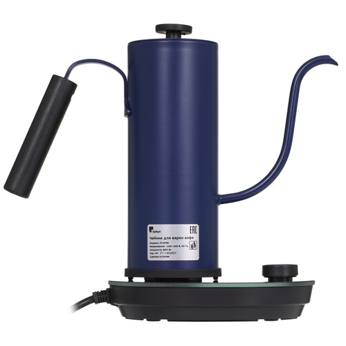 Купить Электрочайник для кофе Kitfort КТ-6758 синий  9275016. Характеристики, отзывы и цены в Донецке