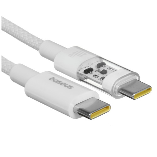 Купить Кабель Baseus USB Type-C - USB Type-C белый  5627586. Характеристики, отзывы и цены в Донецке