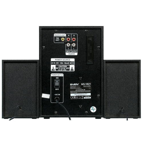 Купить Колонки SVEN MS-1821 черный  5063962. Характеристики, отзывы и цены в Донецке