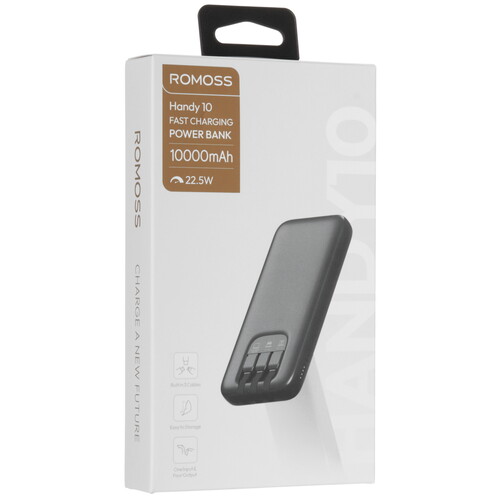 Купить Портативный аккумулятор Romoss PHC10 черный  5407272. Характеристики, отзывы и цены в Донецке