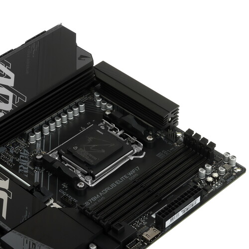 Купить Материнская плата GIGABYTE X870M AORUS ELITE WIFI7  5633325. Характеристики, отзывы и цены в Донецке