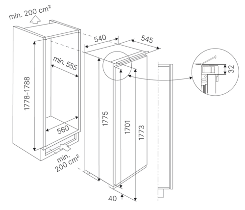 Купить Встраиваемый морозильный шкаф Kuppersbusch FG 8840.1i  9255877. Характеристики, отзывы и цены в Донецке