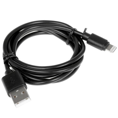Купить Кабель круглый FinePower Lightning 8-pin - USB 2.0 Type-A черный 1 м  1369899. Характеристики, отзывы и цены в Донецке