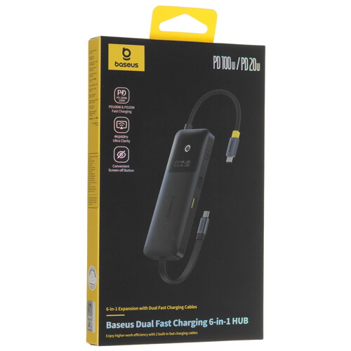 Купить Док-станция Baseus Dual Fast Charging HUB  5619774. Характеристики, отзывы и цены в Донецке