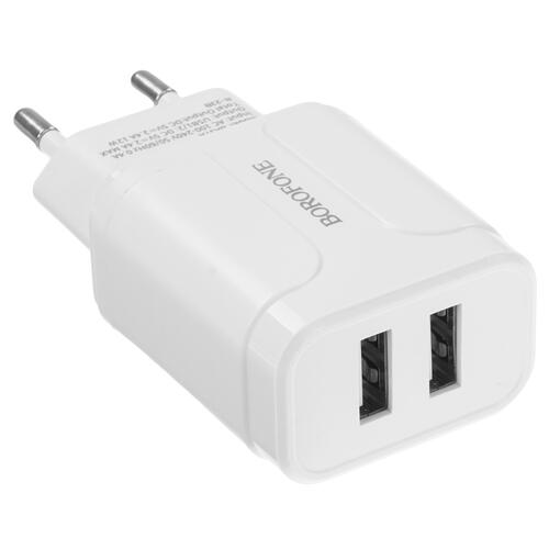 Купить Сетевое зарядное устройство Borofone BA37A Speedy белый  5367528. Характеристики, отзывы и цены в Донецке