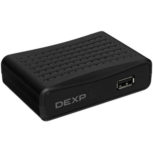 Купить Приставка для цифрового ТВ DEXP HD mini 32 черный  5054388. Характеристики, отзывы и цены в Донецке